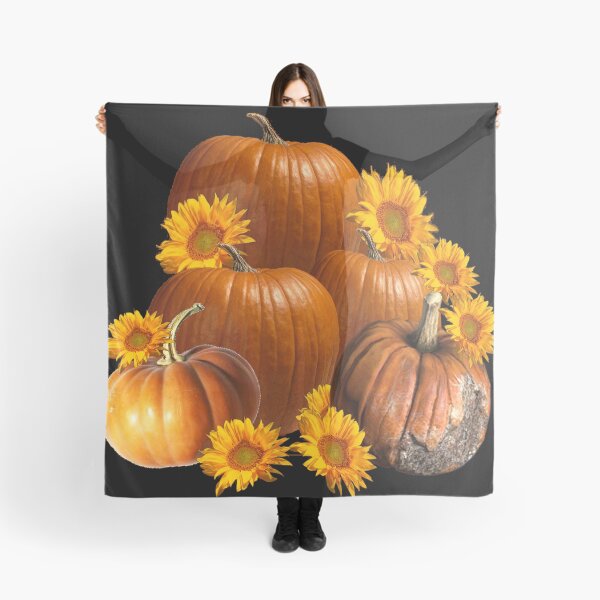 Item preview, PUMPKINS, YELLOW SUNFLOWERS FALL GARDEN HARVEST designed and sold by sharlesart.