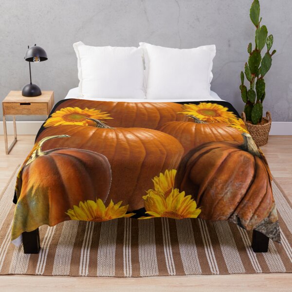 Item preview, PUMPKINS, YELLOW SUNFLOWERS FALL GARDEN HARVEST designed and sold by sharlesart.