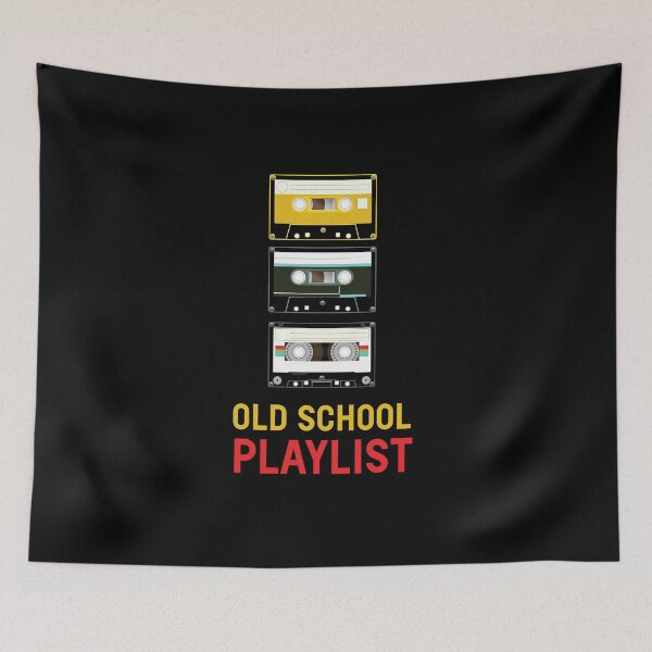 Artikelvorschau, Old School Playlist Retro Kassette Audio Analog entworfen und verkauft von MooonTees.
