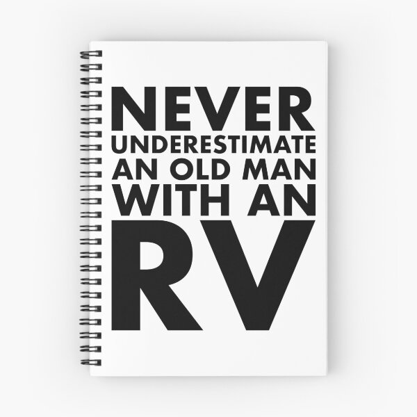 Item preview, Never Underestimate An Old Man With An RV designed and sold by CoolYule.