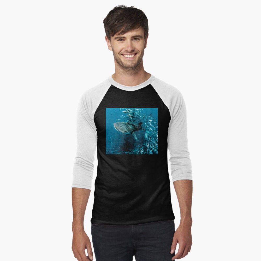 Vista previa del artículo con la obra «Camiseta ¾ estilo béisbol», diseñado y vendido por Picturestation.