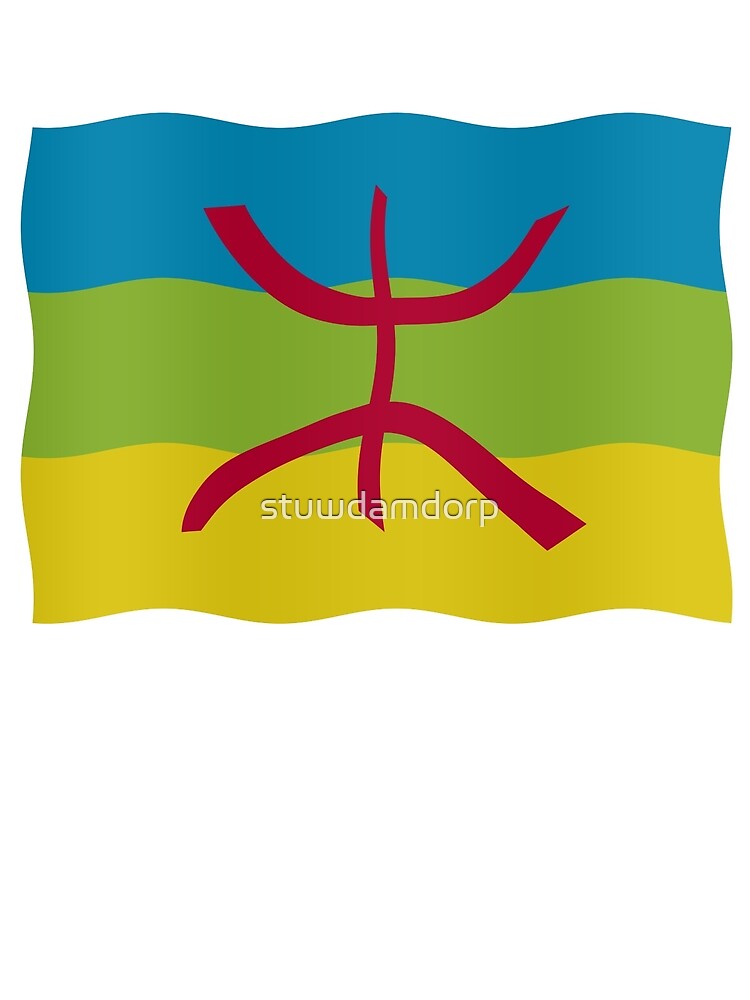 "Amazigh flag" Art Print for Sale by stuwdamdorp Redbubble