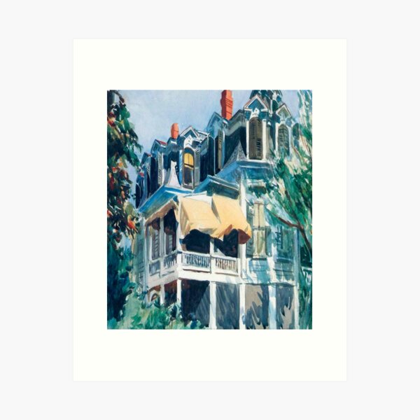 Item preview, The Mansard Roof-Edward Hopper designed and sold by LexBauer.