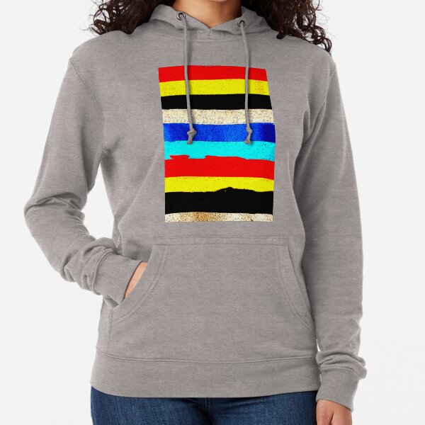 Colourful Horizontal Stripes Lightweight Hoodie