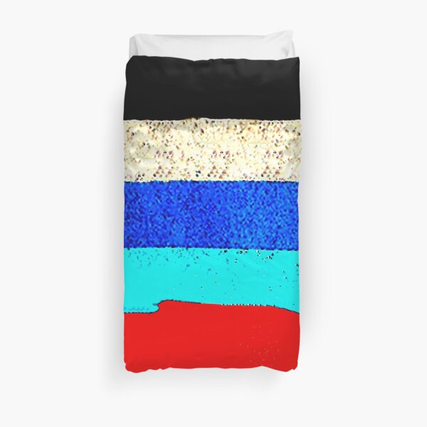 Colourful Horizontal Stripes Duvet Cover