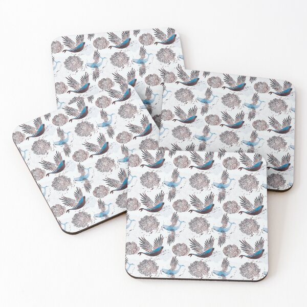 Item preview, Blue whales and geraniums designed and sold by YanayMora.