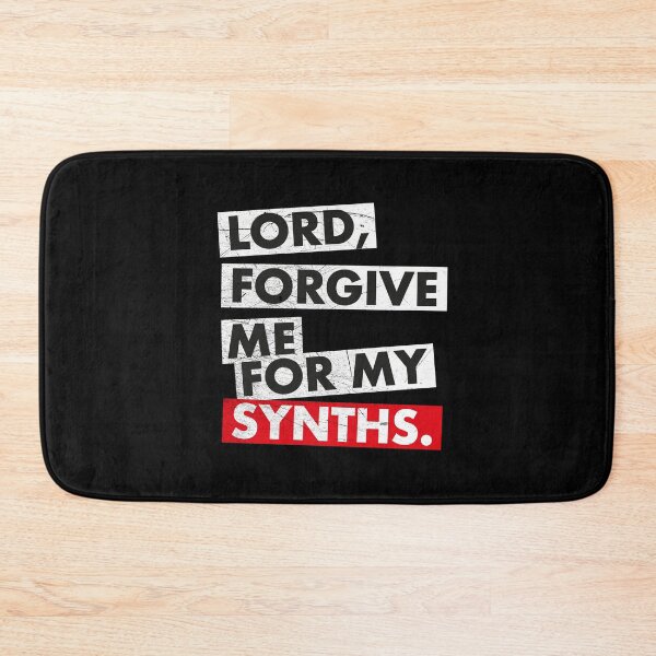 Artikelvorschau, Synthesizer Analog Synth Techno Acid Decay Lord Forgive Me design entworfen und verkauft von A-Fashion.