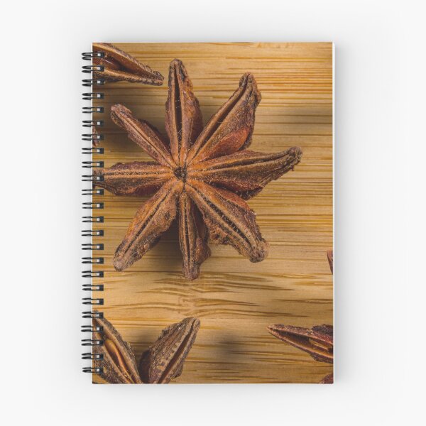 Item preview, Star Anise, Illicium verum on a wood background designed and sold by Andy Chisholm.