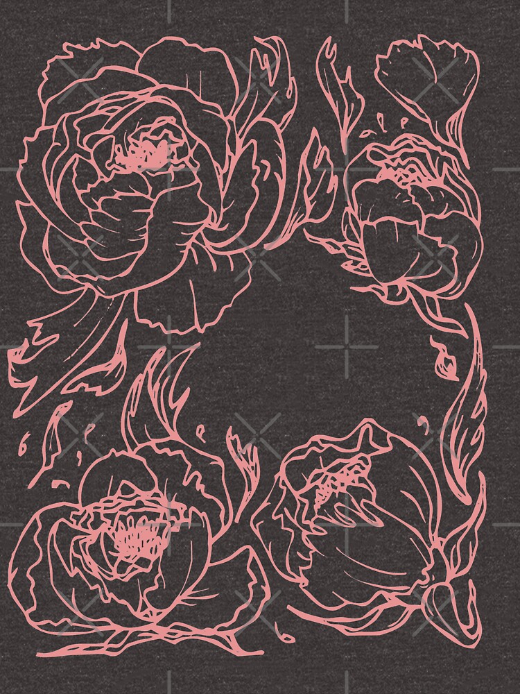 Peony botanical illustration by craftordiy