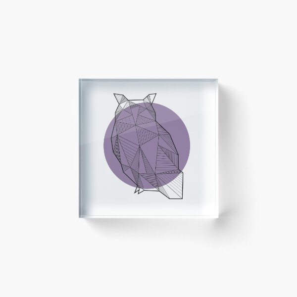 Item preview, Owl Geometric designed and sold by alcateiaart.