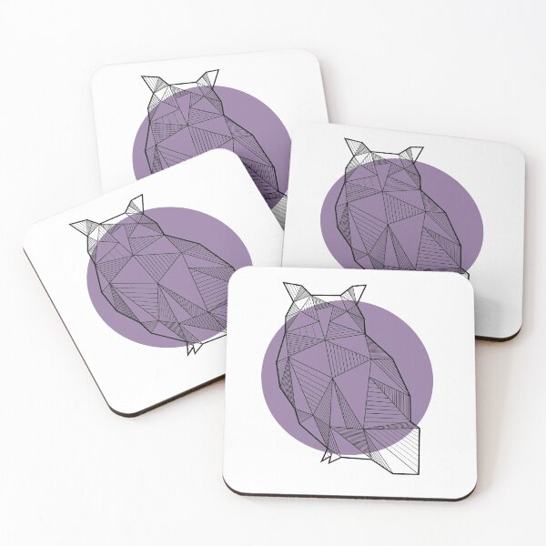 Item preview, Owl Geometric designed and sold by alcateiaart.