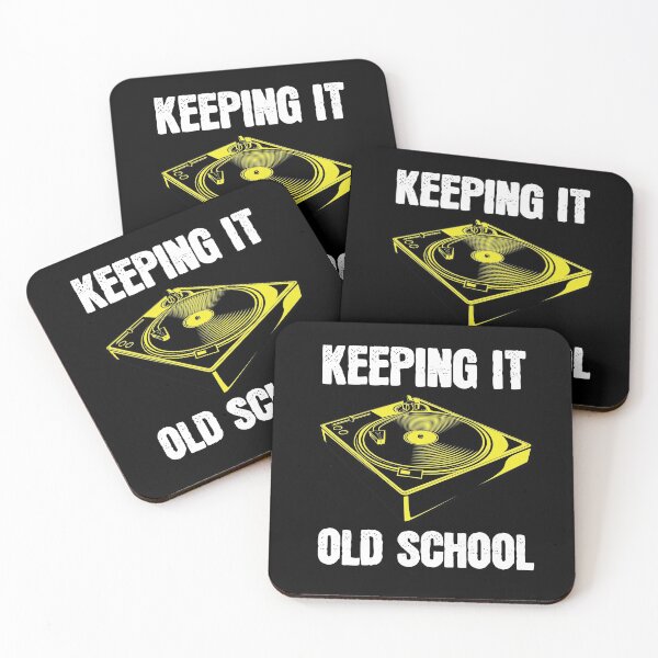 Item preview, Keepin It Old School vinyl record DJ Retro Music designed and sold by MooonTees.