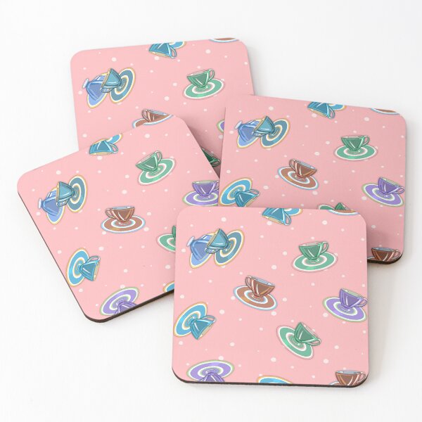 Item preview, Little Tea Party | Multi + Pink designed and sold by L Diane Johnson.