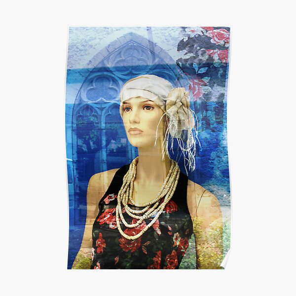 Mannequin In Window Poster