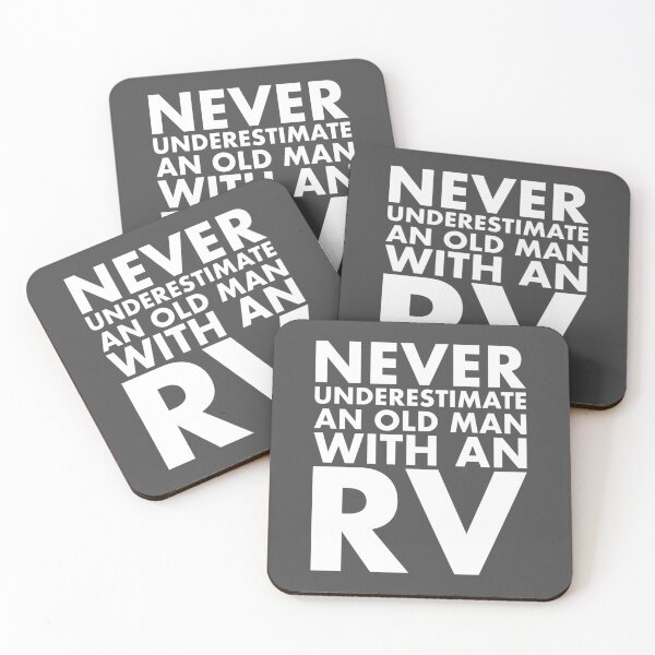Item preview, Never Underestimate An Old Man With An RV designed and sold by CoolYule.