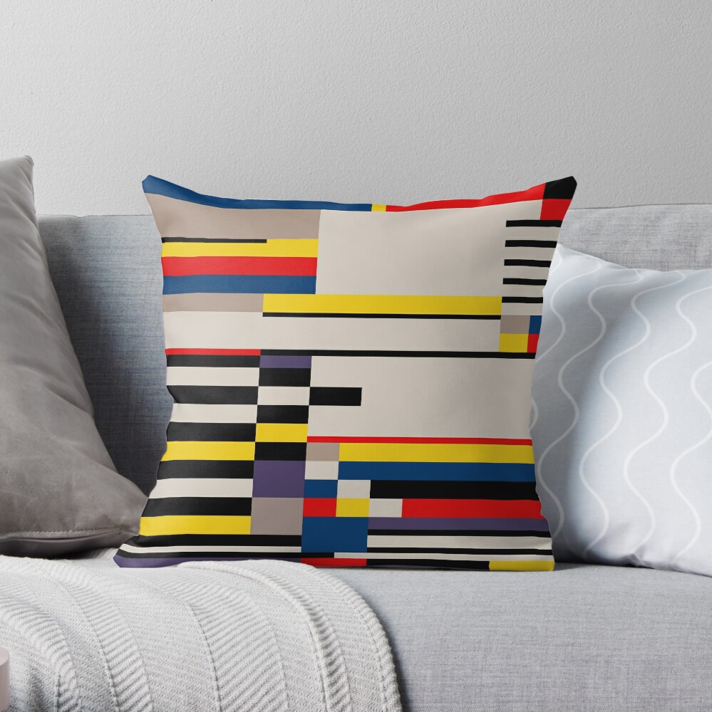 Item preview, Throw Pillow designed and sold by THEUSUALDESIGN.