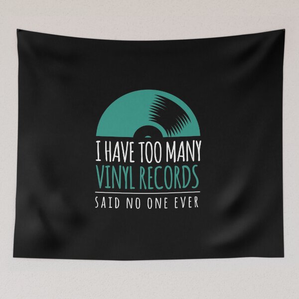 Item preview, I Have Too Many Vinyl Records Music Retro DJ Gift designed and sold by MooonTees.