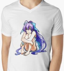 Nanana Ryūgajō Men's V-Neck T-Shirt