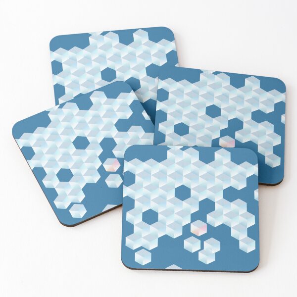 Item preview, Ice Breaker Isometric Cubes Pattern designed and sold by danielliamgill.