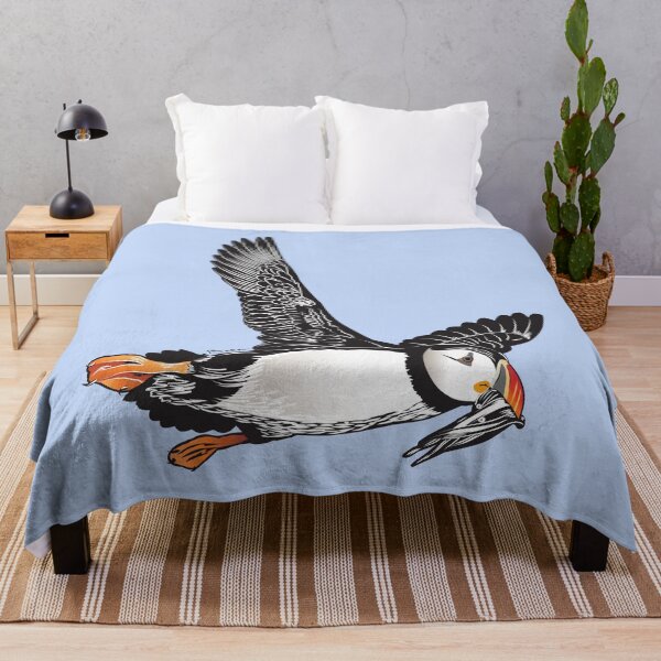 Item preview, Puffin over Skomer designed and sold by BrenRomans.