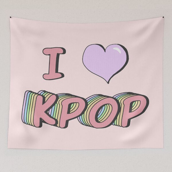 Item preview, I love kpop popart designed and sold by BetweenTwoPages.