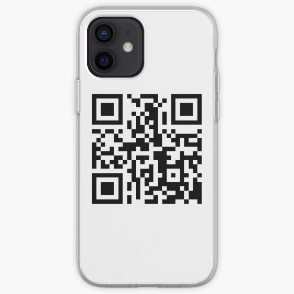 Divertido código QR que se vincula a PornHub Funda blanda para iPhone