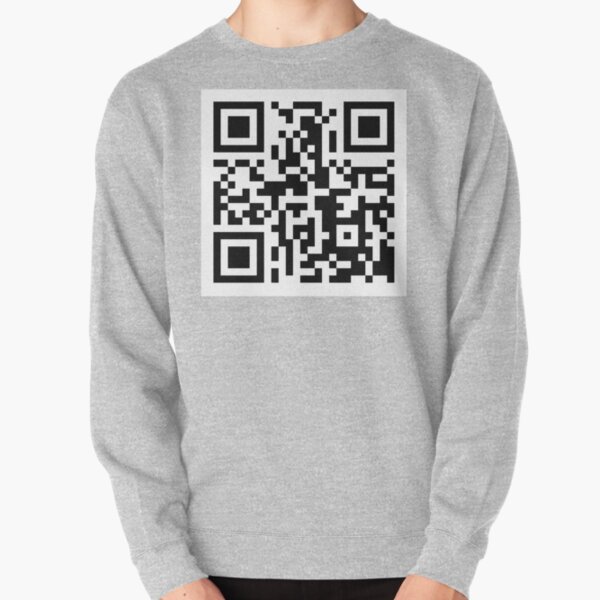 Funny QR Code linking to PornHub Pullover Sweatshirt