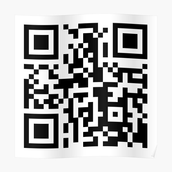 Code QR drôle reliant à PornHub Poster