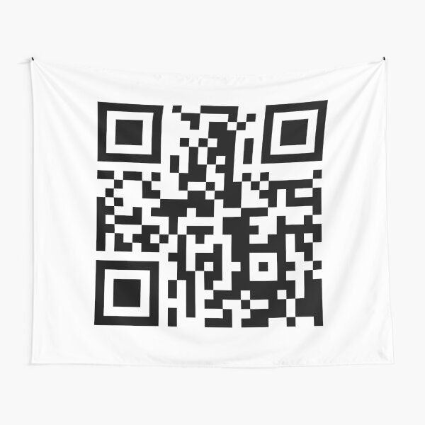 Funny QR Code linking to PornHub Tapestry