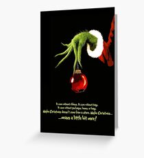 Maybe Christmas... Greeting Card