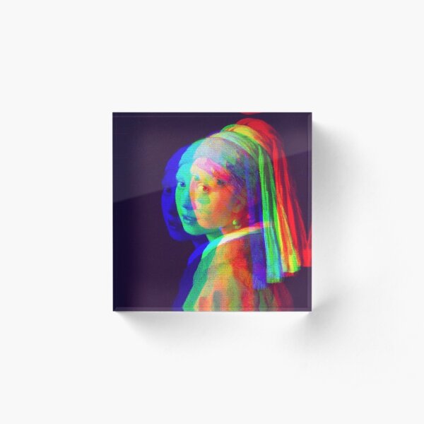 Girl with a Pearl Earring Acrylic Block