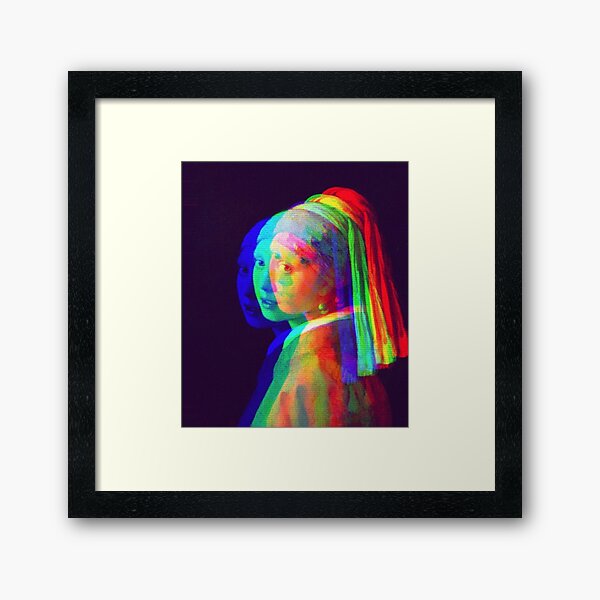Girl with a Pearl Earring Framed Art Print