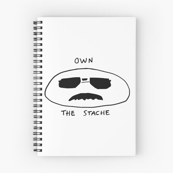 Item preview, stache designed and sold by roundaboutime.