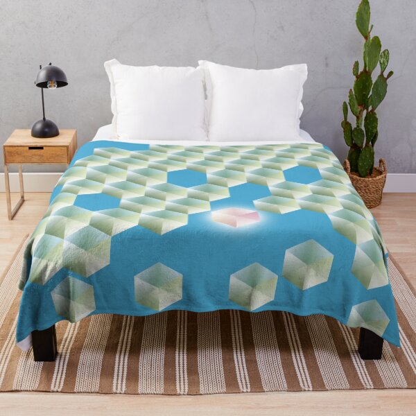 Item preview, Break Out From the Pack and Save the Planet Isometric Cubes Pattern designed and sold by danielliamgill.