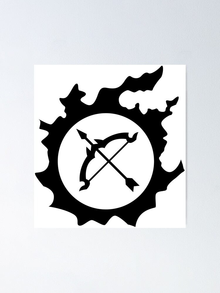 FFXIV Archer Icon Black