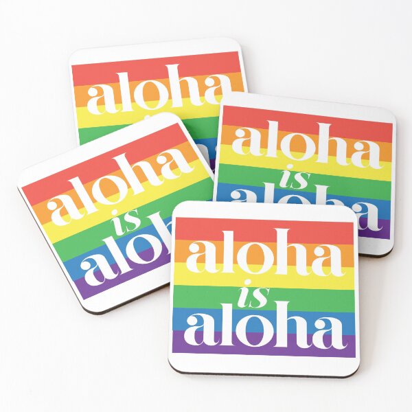 Item preview, Aloha Is Aloha Rainbow Pride Month LGBQT designed and sold by alohagiftbox.