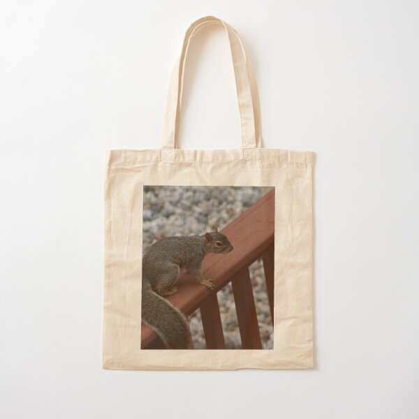 Squirrel Cotton Tote Bag