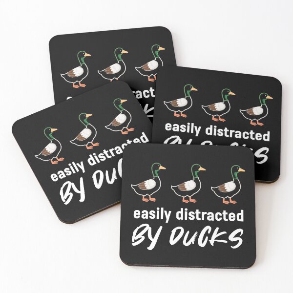 Item preview, Easily distracted by ducks bird sweet animal pond designed and sold by MooonTees.