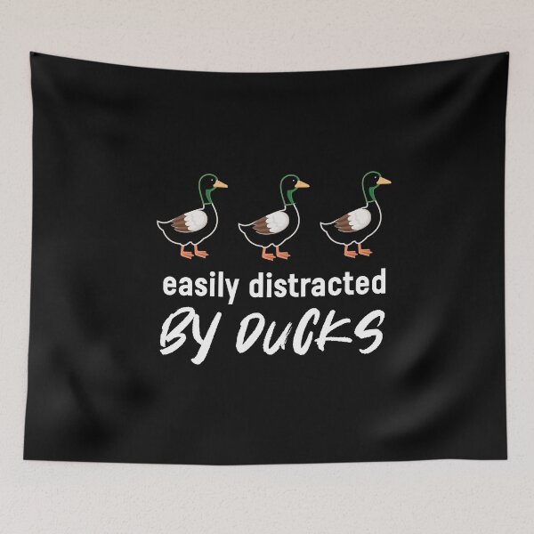 Item preview, Easily distracted by ducks bird sweet animal pond designed and sold by MooonTees.