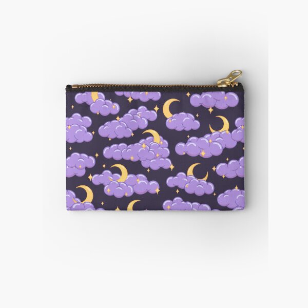 Item preview, Night sky pattern with clouds, stars and moons. designed and sold by Anastasia Shemetova.