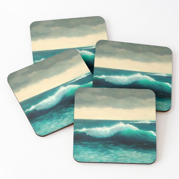 Item preview, Big Ocean Wave, Seascape, Painting, Water, Sea designed and sold by JoyfulWhimsy.