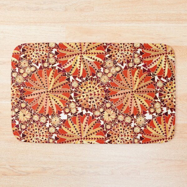 Item preview, Tribal Mandala Print, Rust Orange and Brown  designed and sold by Marymarice.