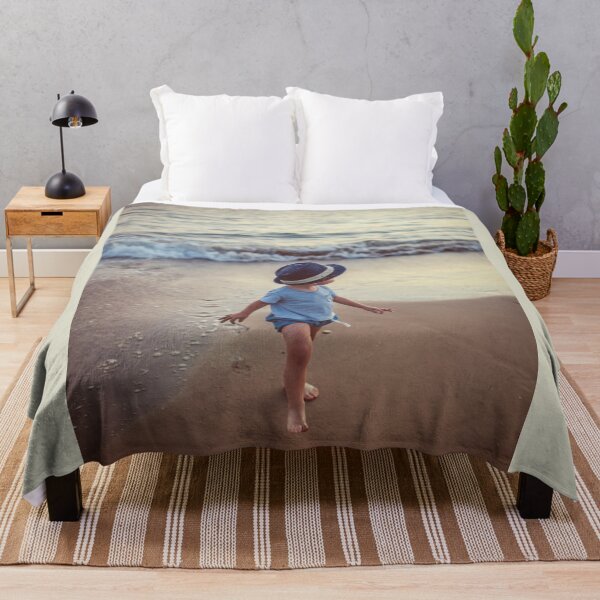 Item preview, Kid on the beach designed and sold by ArtMarie.