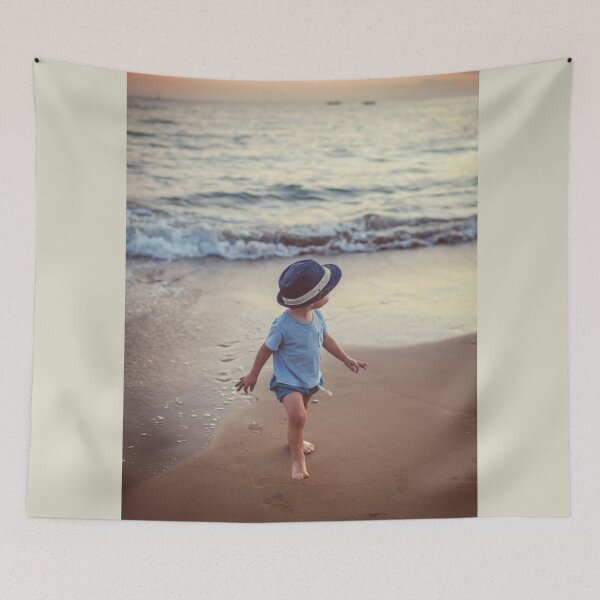 Item preview, Kid on the beach designed and sold by ArtMarie.