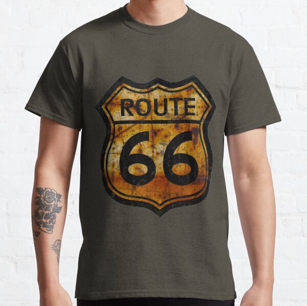 ROUTE 66 RUSTED SIGN Classic T-Shirt