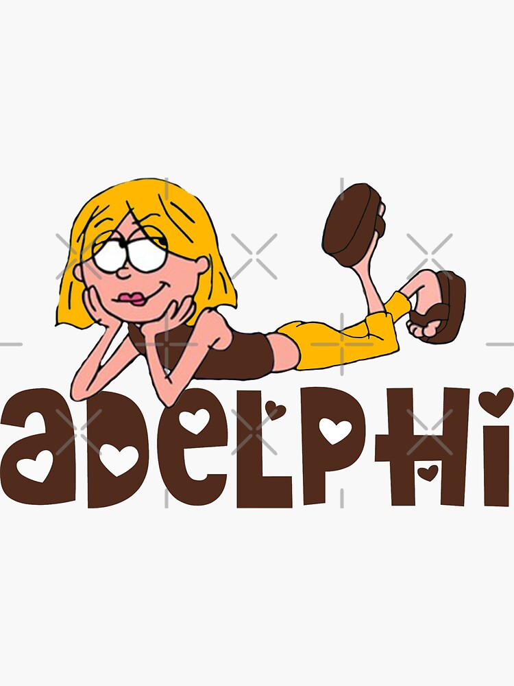 Adelphi University Sticker For Sale By Leilasayan Redbubble