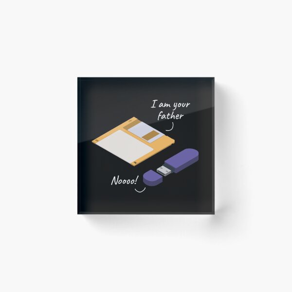 Item preview, I Am Your Father Diskette Usbstick Computer Nerd designed and sold by MooonTees.
