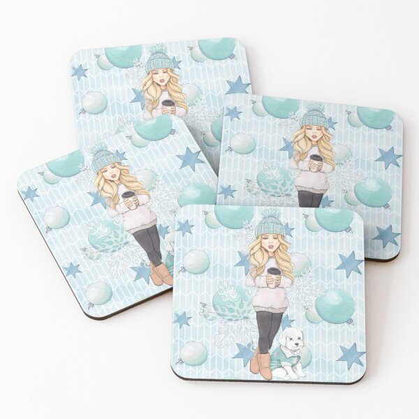 Item preview, Blonde Girl with little white puppy designed and sold by blayzeink.