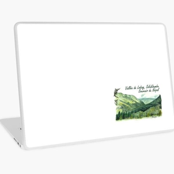 Souvenir du Népal - La vallée de Loding, Solukhumbu Skin adhésive d'ordinateur