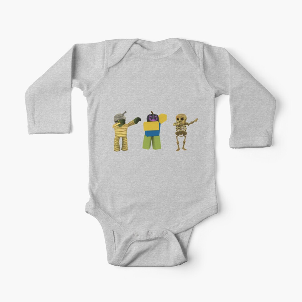 Body Para Bebe Roblox Oof Dabbing Halloween Tshirt De Smoothnoob Redbubble - camiseta verde do halloween roblox